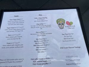 Thank God we found this place! at Poyo & the Sprout in St Johns