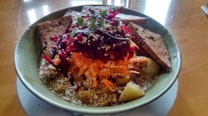 Poutine at Poyo & the Sprout in St Johns