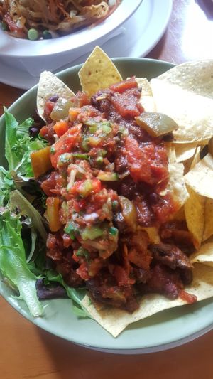 Taco salad at Poyo & the Sprout in St Johns