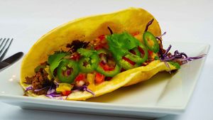 pineapple taco at Poyo & the Sprout in St Johns