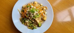 Pad thai at Poyo & the Sprout in St Johns