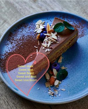 Chocolate cake at Hummus House - Хуммус Хауc in Pleven