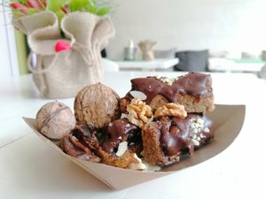 Walnut and Hazelnut biscuit bars 💕 at Hummus House - Хуммус Хауc in Pleven