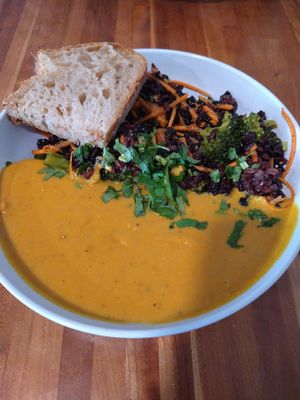 Thai bowl at Forage Kitchen in Madison