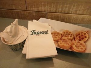 froyo and waffles at Yorica in London