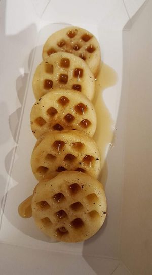 Waffles at Yorica in London