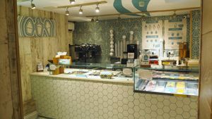 Counter at Yorica in London