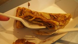 Crepe on its own with 1 sauce [£4.00] at Yorica in London