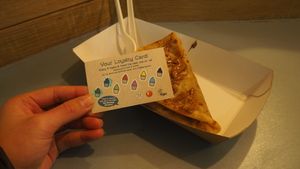 Crepe on its own with 1 sauce [£4.00] at Yorica in London