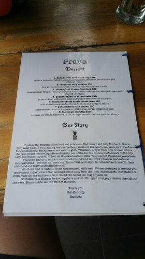 Page 7 at Prava Bar in Koh Samui