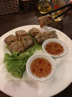 Fried spring rolls  at Am Vegetarian & Hideaway in Hoi An