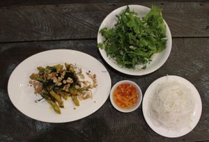 Fried Turmeric Vegetarian Fish with Dill
My photos  don’t do justice to how amazing this dish is! at Am Vegetarian & Hideaway in Hoi An
