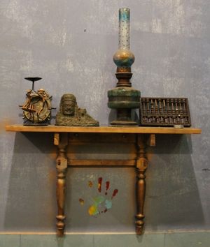 Quirky decor at Am Vegetarian & Hideaway in Hoi An