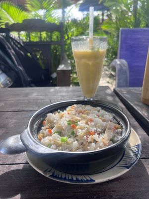 Fried rice with tofu and veggie  at Am Vegetarian & Hideaway in Hoi An