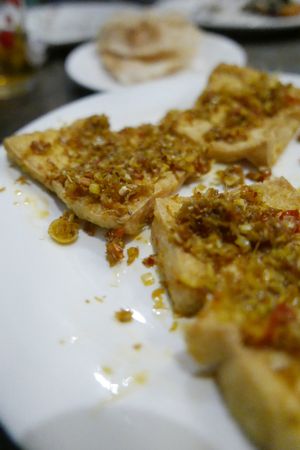Tofu with lemongrass  at Am Vegetarian & Hideaway in Hoi An