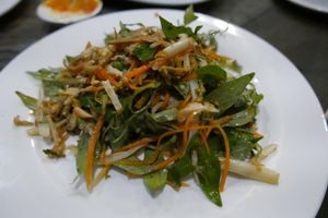 Lotus salad  at Am Vegetarian & Hideaway in Hoi An