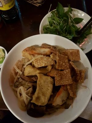 Cao Lau ~50NT at Am Vegetarian & Hideaway in Hoi An