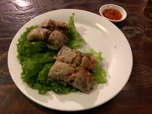 Am Special Spring Rolls at Am Vegetarian & Hideaway in Hoi An
