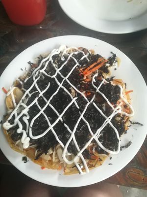 Very umami Okonomiyaki.. Recommendation! at Am Vegetarian & Hideaway in Hoi An