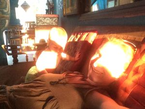 Love restaurants with couches  at Am Vegetarian & Hideaway in Hoi An