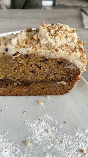 Carrot cake at Seitan Urban Bistro in Lima