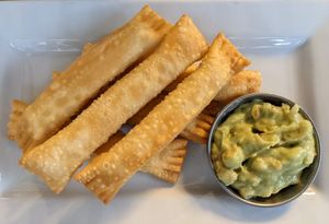 Tequeños de tofu at Seitan Urban Bistro in Lima