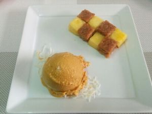 piña dessert at Seitan Urban Bistro in Lima