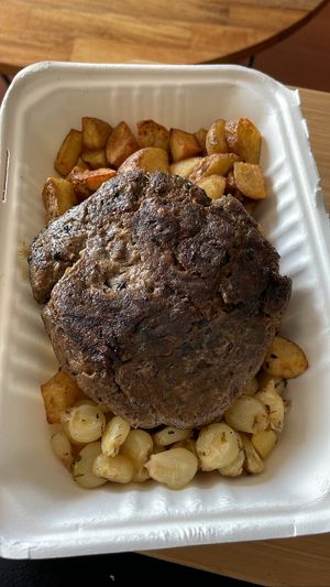Seitan steak  at Seitan Urban Bistro in Lima