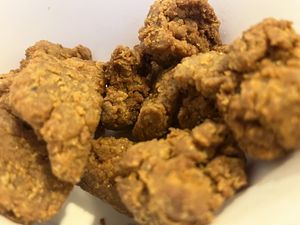 Popcorn sriram - very yum and huge bowl for an entree  at Seitan Urban Bistro in Lima