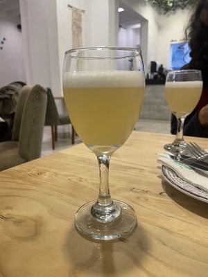 Pisco sour  at Seitan Urban Bistro in Lima