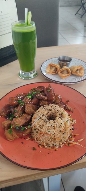 Tipakay de berenjenas at Seitan Urban Bistro in Lima