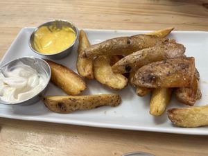 Papitas fritas  at Seitan Urban Bistro in Lima