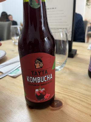 Kombucha de Flor de Jamaica   at Seitan Urban Bistro in Lima