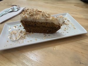 Carrot cake  at Seitan Urban Bistro in Lima