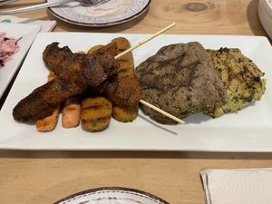 Seitan bbq selection  at Seitan Urban Bistro in Lima