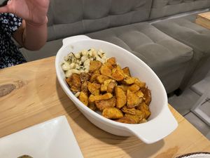 Potatoes and corn, side of bbq selection  at Seitan Urban Bistro in Lima
