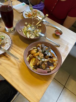 Vegan ceviche and seitan  at Seitan Urban Bistro in Lima