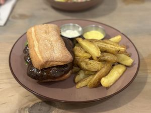 BBQ Ciabatta  at Seitan Urban Bistro in Lima