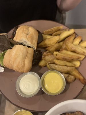 BBQ seitan ciabatta   at Seitan Urban Bistro in Lima