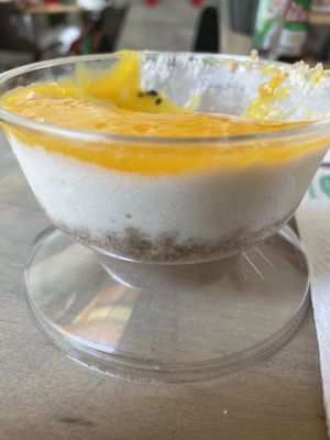 Maracuja cheesecake  at Seitan Urban Bistro in Lima