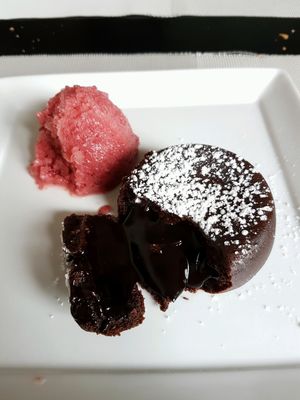chocolate desert  at Seitan Urban Bistro in Lima