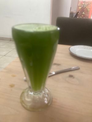 verbena lemonade at Seitan Urban Bistro in Lima
