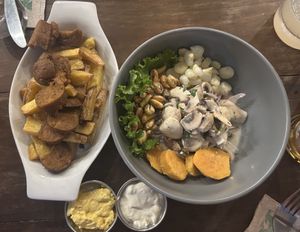 Vegan ceviche   at Seitan Urban Bistro in Lima