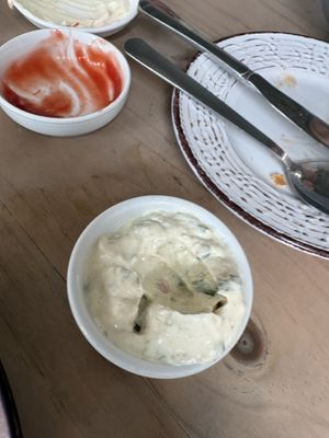 Tartar sauce was awesomee  at Seitan Urban Bistro in Lima