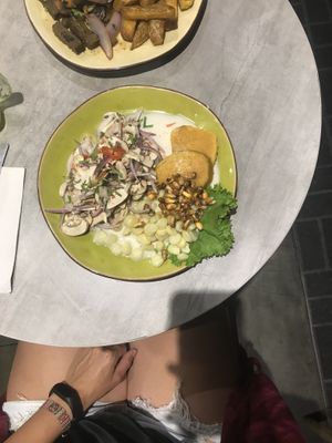 Cerviche with mushrooms  at Seitan Urban Bistro in Lima