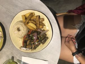 Lomo saltado  at Seitan Urban Bistro in Lima