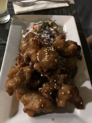 Cauliflower wings at Seitan Urban Bistro in Lima