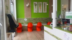 inside at Mean Greens in West Hollywood