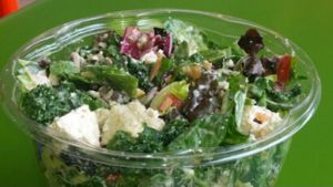 vegan salad at Mean Greens in West Hollywood