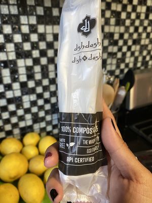 Compostable Utensils   at Dish N' Dash in Fremont